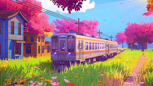 Download Japanese Shirakawaguchi Train Live Wallpaper