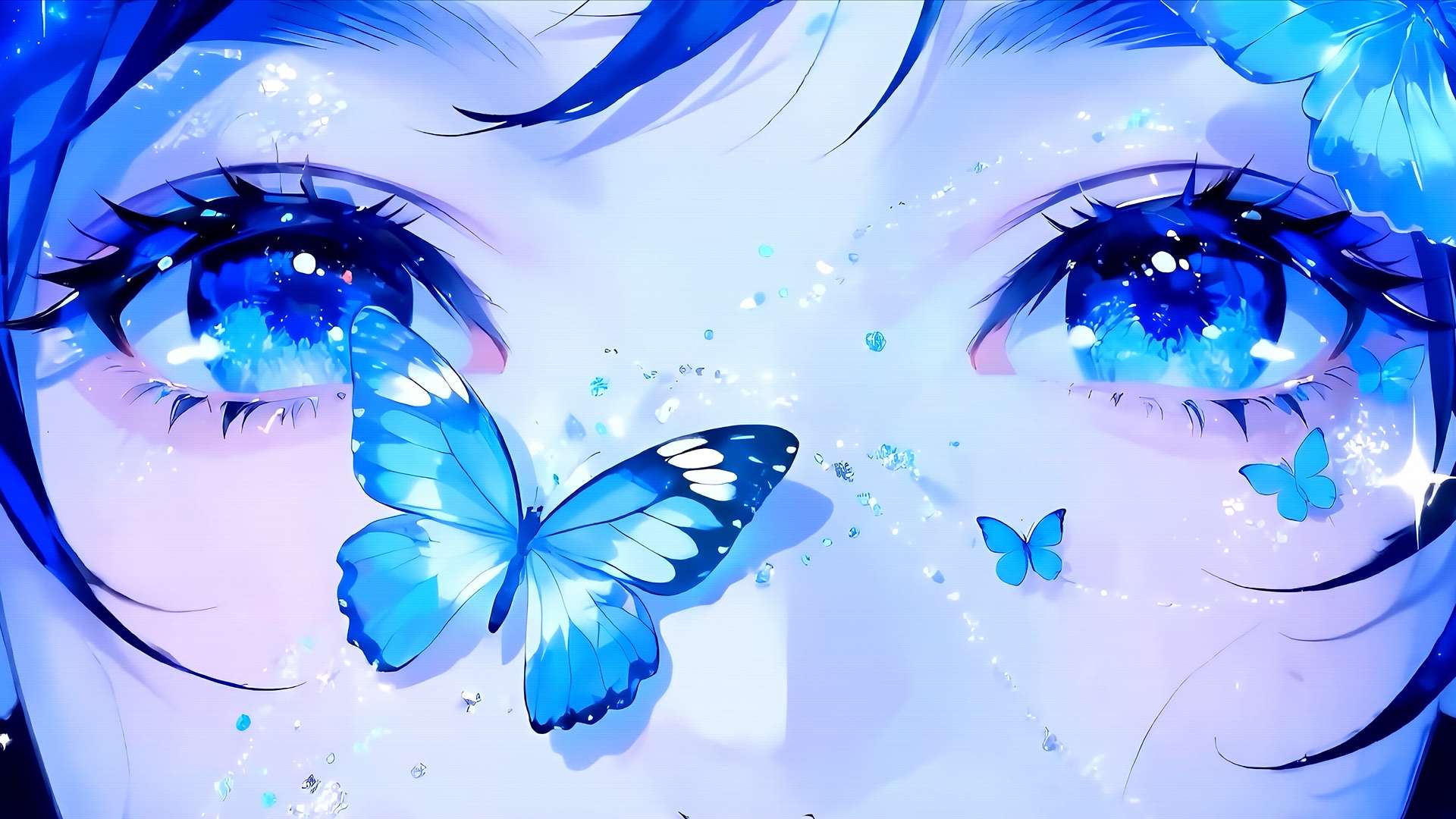 Download Butterfly Gaze – Ethereal Eyes Live Wallpaper