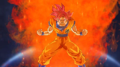 Live Goku SSJ God Video Wallpaper