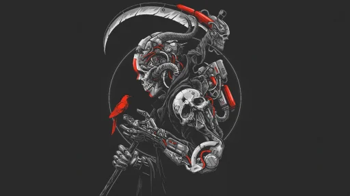Download Machine Death Artwork by Sony Wicaksana Live Wallpaper