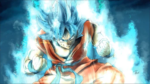Download Goku SSJ Blue Dragon Ball Super Anime Live Wallpaper