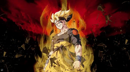 Download Goku and Naruto Fusion Live Wallpaper