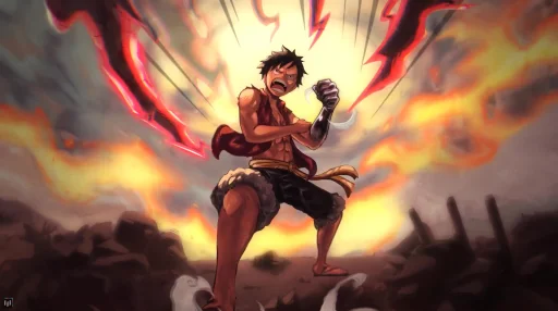 Download Straw Hat Luffy The Black Fist Live Wallpaper