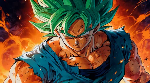 Download Goku Green Live Wallpaper