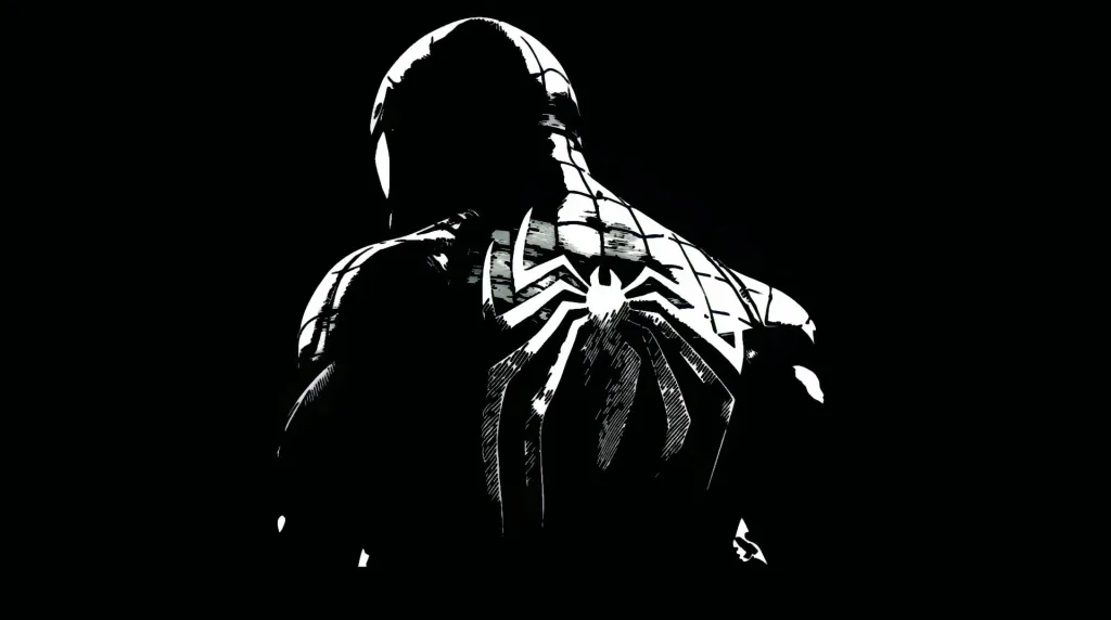 Download Monochrome Spider-Man - Live Wallpaper