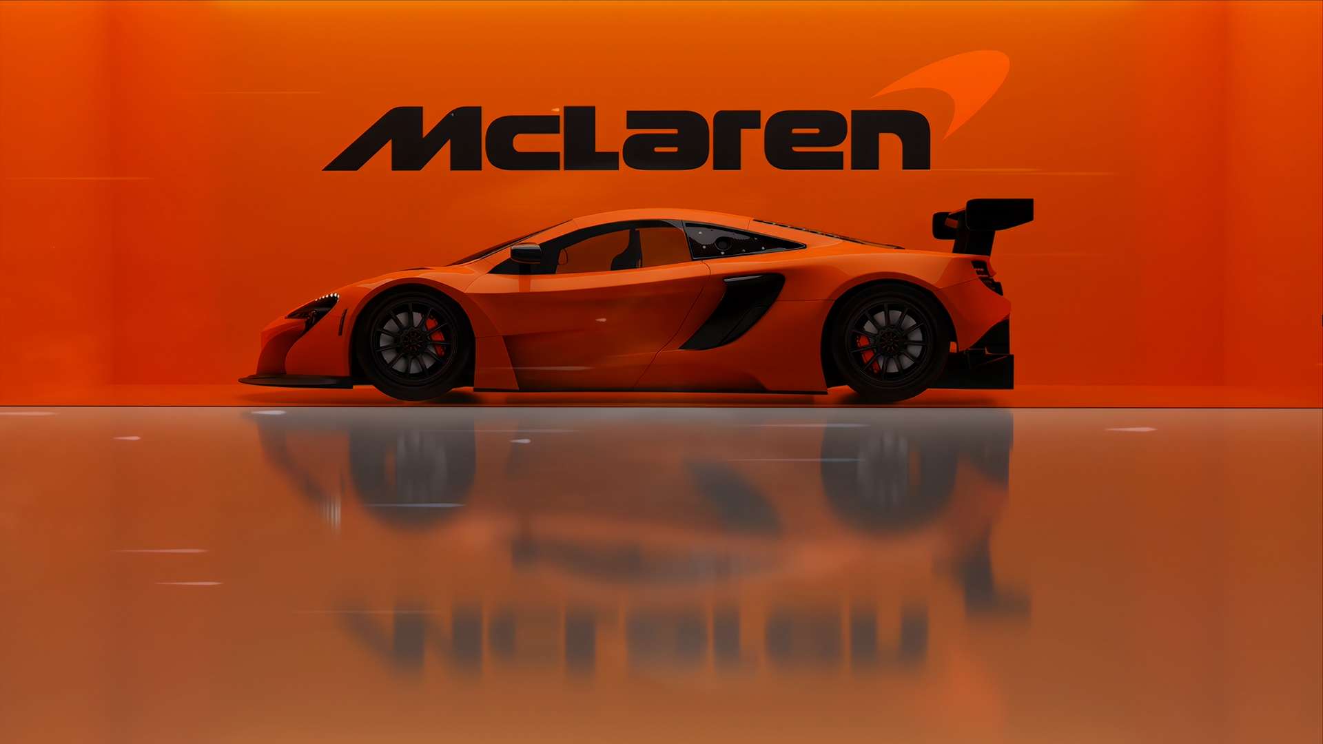 Download McLaren GT Racer in Showroom Spotlight Live Wallpaper