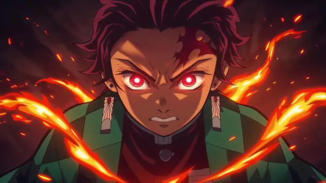 Download Tanjiro Kamado Flame Awakening Live Wallpaper