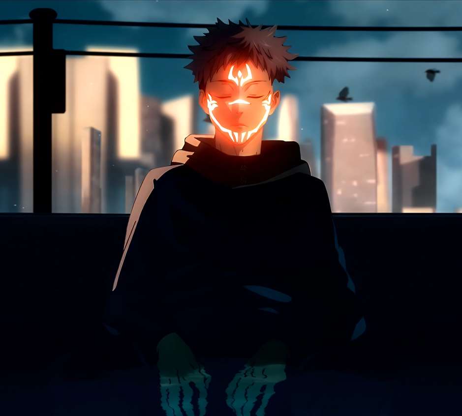 Download Yuji Sukuna Glow Live Wallpaper