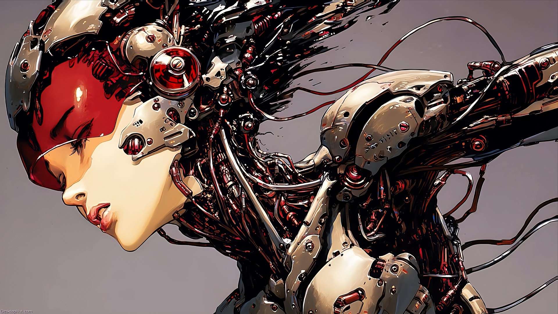 Download Silver Cyborg Live Wallpaper