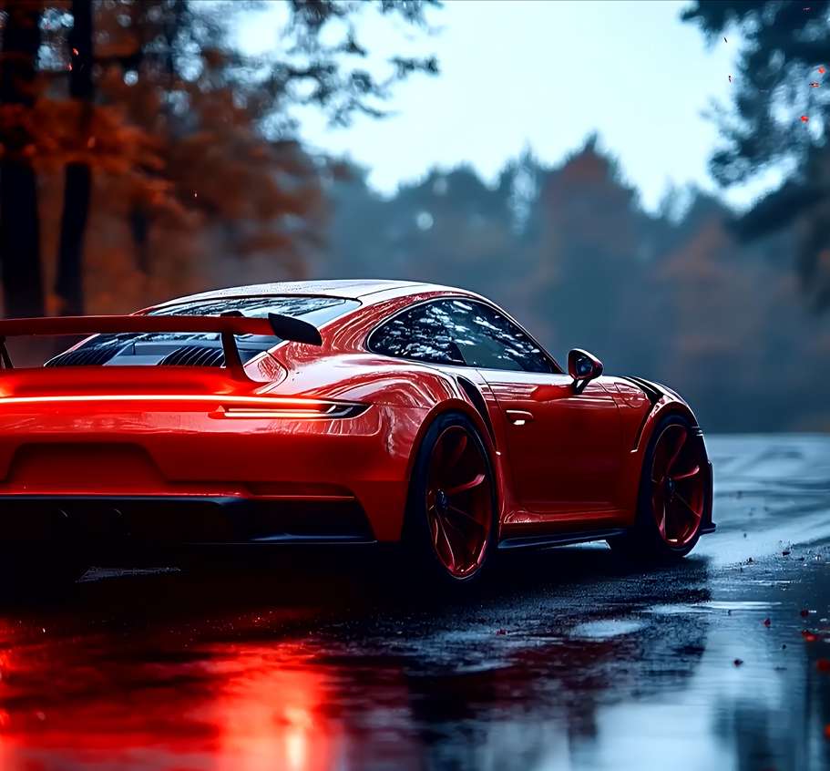 Download Red Porsche GT3 Live Wallpaper