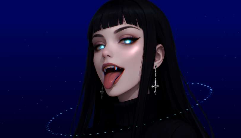 Download Gothic Vampire Girl Live Wallpaper