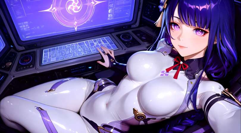 Download Silver Wolf at the Controls Live Wallpaper