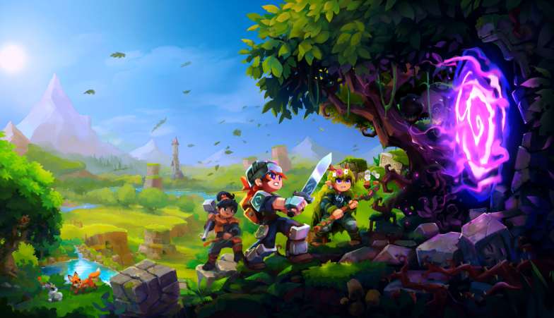 Hytale Adventure - Fantasy Portal & Heroes 4K Live Wallpaper - Free Download