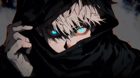 Gojo: Neon Glowing Eyes