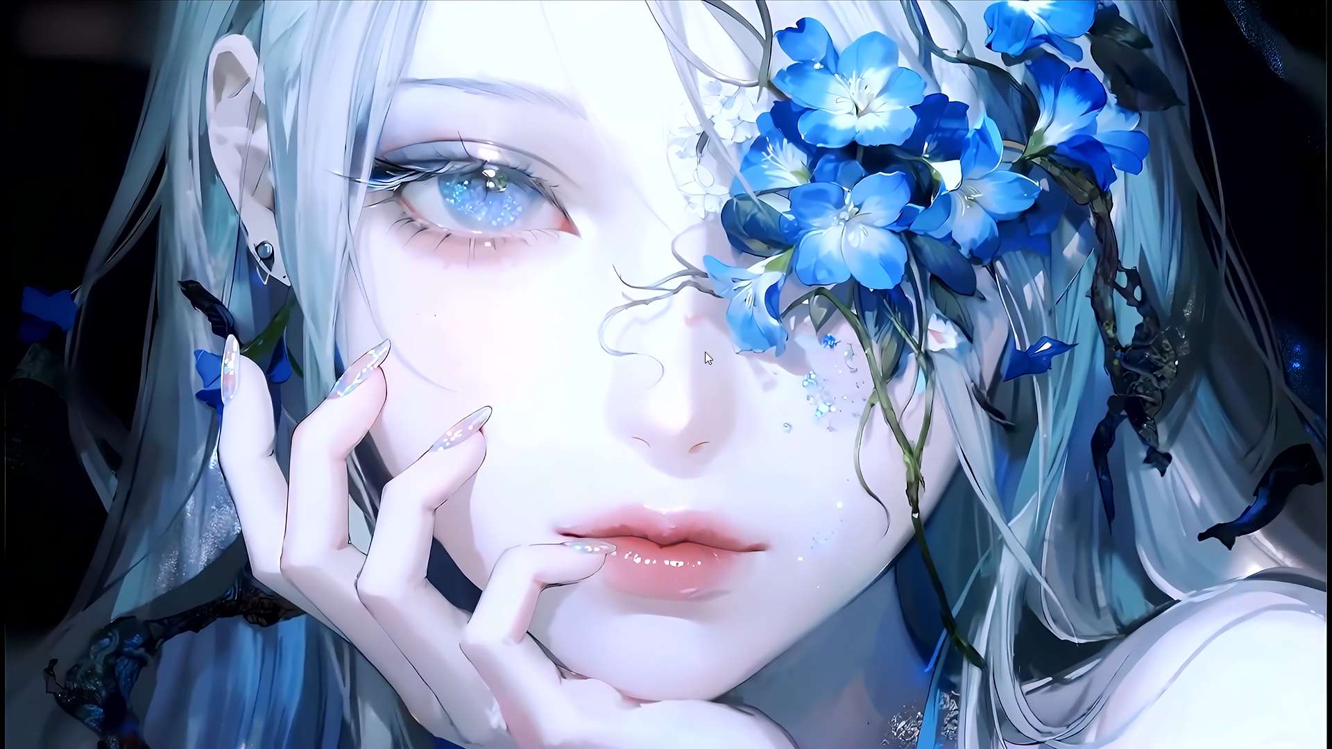 Download Mystic Bloom – Floral Veil Live Wallpaper