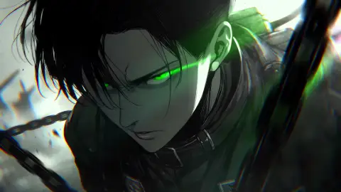 Levi Ackerman: Glowing Eyes Live Wallpaper - Free Live Wallpaper