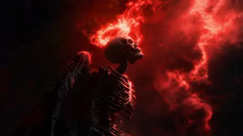Burning Skeleton
