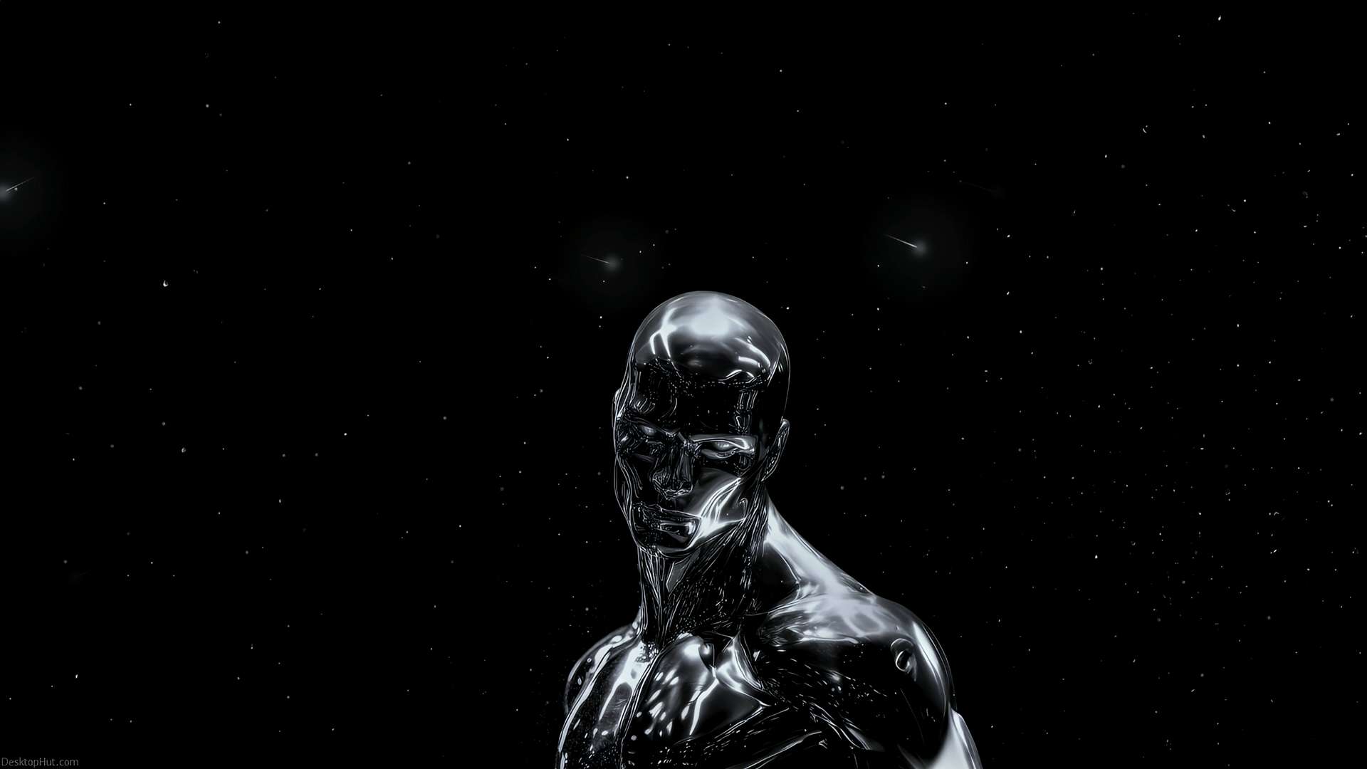 Download The Silver Surfer - Chrome Sentinel Live Wallpaper