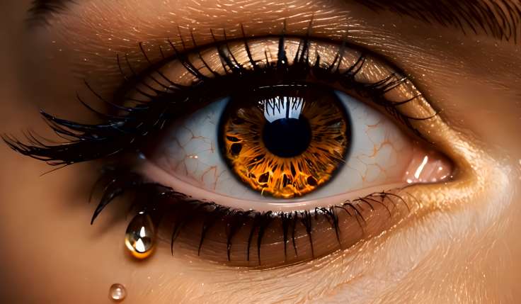Download Golden Eye Teardrop Closeup Live Wallpaper