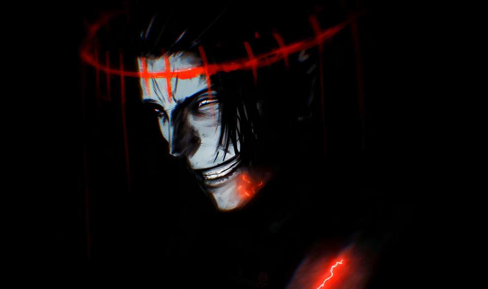 Download Jujutsu Kaisen: Kenjaku's Red Halo Grin Animated Wallpaper