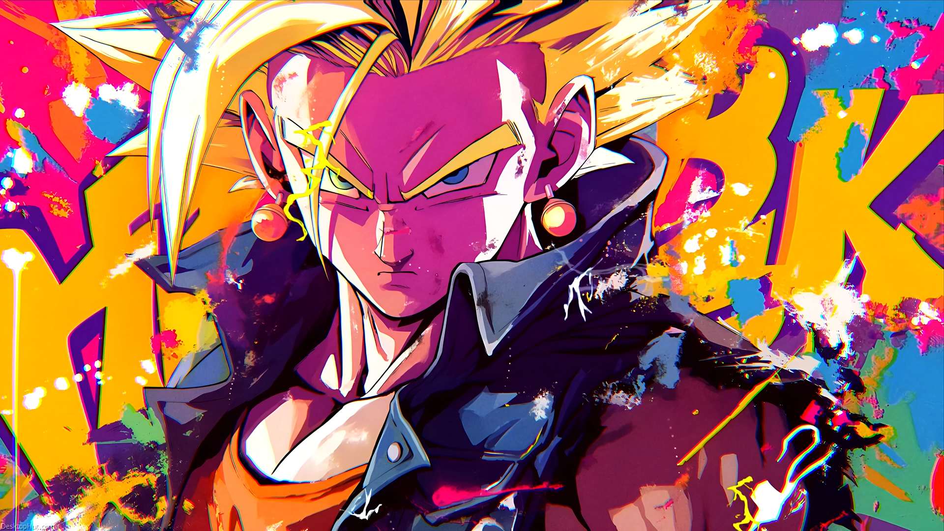 Download Dragon Ball Z - Super Saiyan Graffiti Live Wallpaper