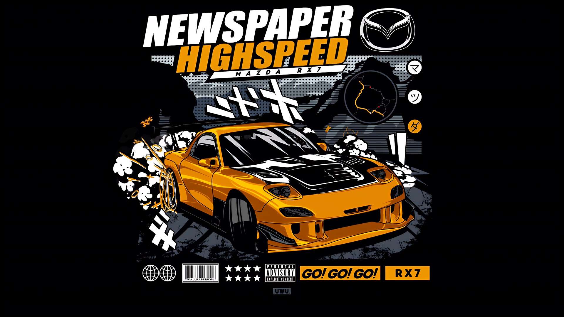 Download Turbo Drift – Mazda RX-7 Live Wallpaper