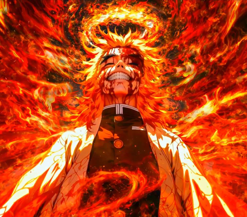 Download Rengoku Flame Hashira Live Wallpaper