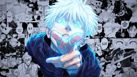 Jujutsu Kaisen - Satoru Gojo Manga Collage