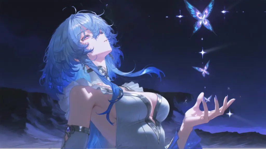 Download Shorekeeper and Butterflies | Wuthering Waves Live Wallpaper