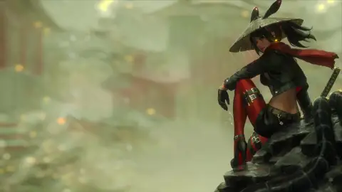 Cyberpunk Samurai Girl