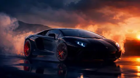 Sunset Drift Supercar