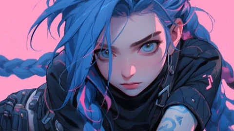 Jinx Purple Live Wallpaper animated wallpaper preview