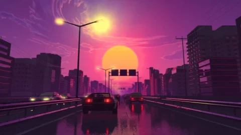 The Drive 4K 60Fps animated wallpaper preview