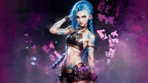 League of Legends: Jinx Live Wallpaper - Adventure Wallpaper