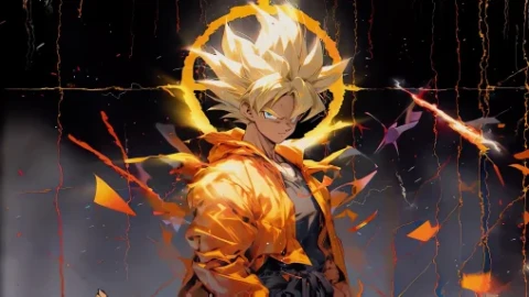 Dragon Ball Z - Urban Goku Live Wallpaper - Adventure Wallpaper