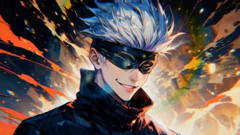 Jujutsu Kaisen - Satoru Gojo Splash Live Wallpaper - Satoru Gojo Wallpaper