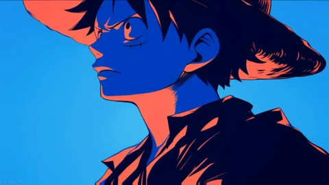 Luffy Cool Silhouette - One Piece Live Wallpaper - Adventure Wallpaper