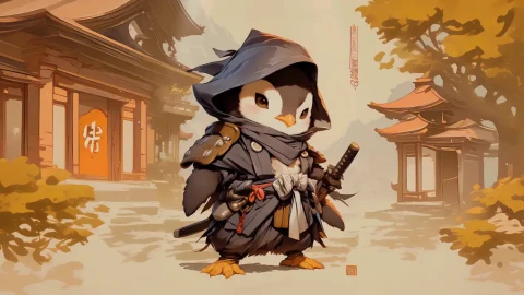 Penguin Ninja Live Wallpaper - Adventure Wallpaper