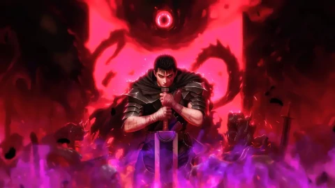 Berserk Guts Red Eye