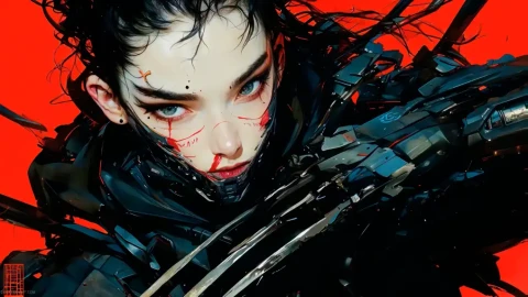 Cyberpunk Girl Claw