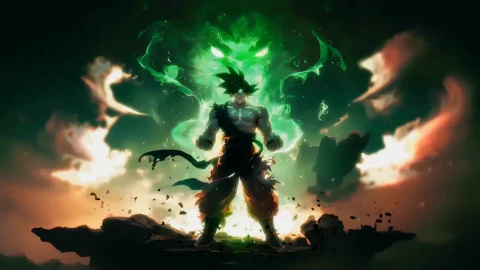 Goku Berserker Live Wallpaper animated wallpaper preview
