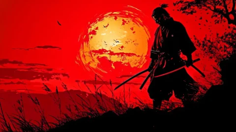 Samurai of the Crimson Dusk – The Lone Warrior