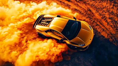 Lamborghini Drifting
