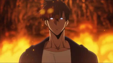 Solo Leveling Sung Jin-woo Fire
