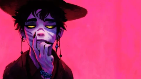 KPop Demon Hunters Jinu Live Wallpaper animated wallpaper preview