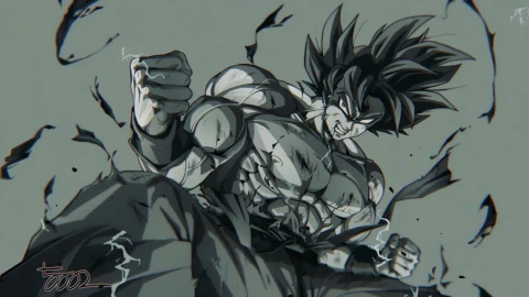 Goku Anger Power Live Wallpaper animated wallpaper preview