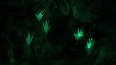 Halloween - Hands of terror Live Wallpaper - Glowing Wallpaper