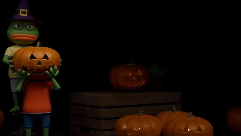 3D Pepe - Halloween Live Wallpaper animated wallpaper preview