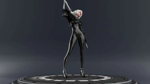 2B Bodysuit Live Wallpaper animated wallpaper preview