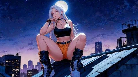 Rooftop Chill Live Wallpaper animated wallpaper preview